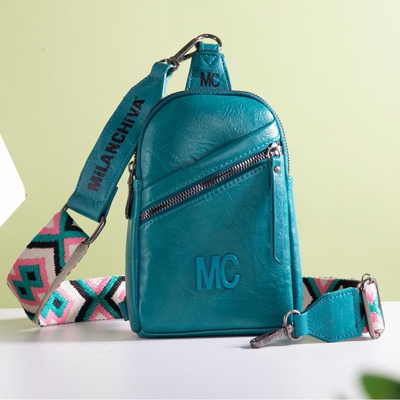 Teal sling bag - Picture 6 of 7